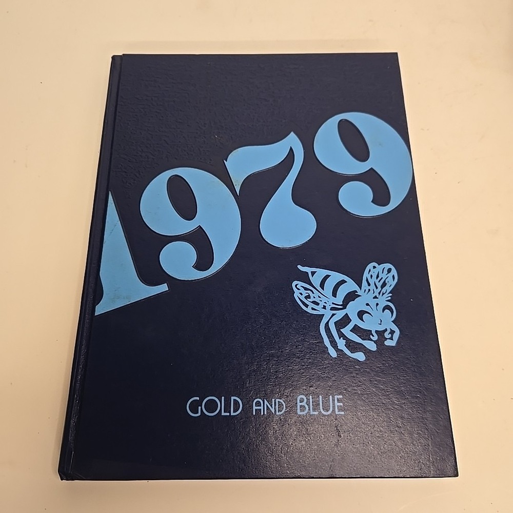 1979 MITCHELL, INDIANA HIGH SCHOOL YEAR BOOK GOLD AND BLUE
